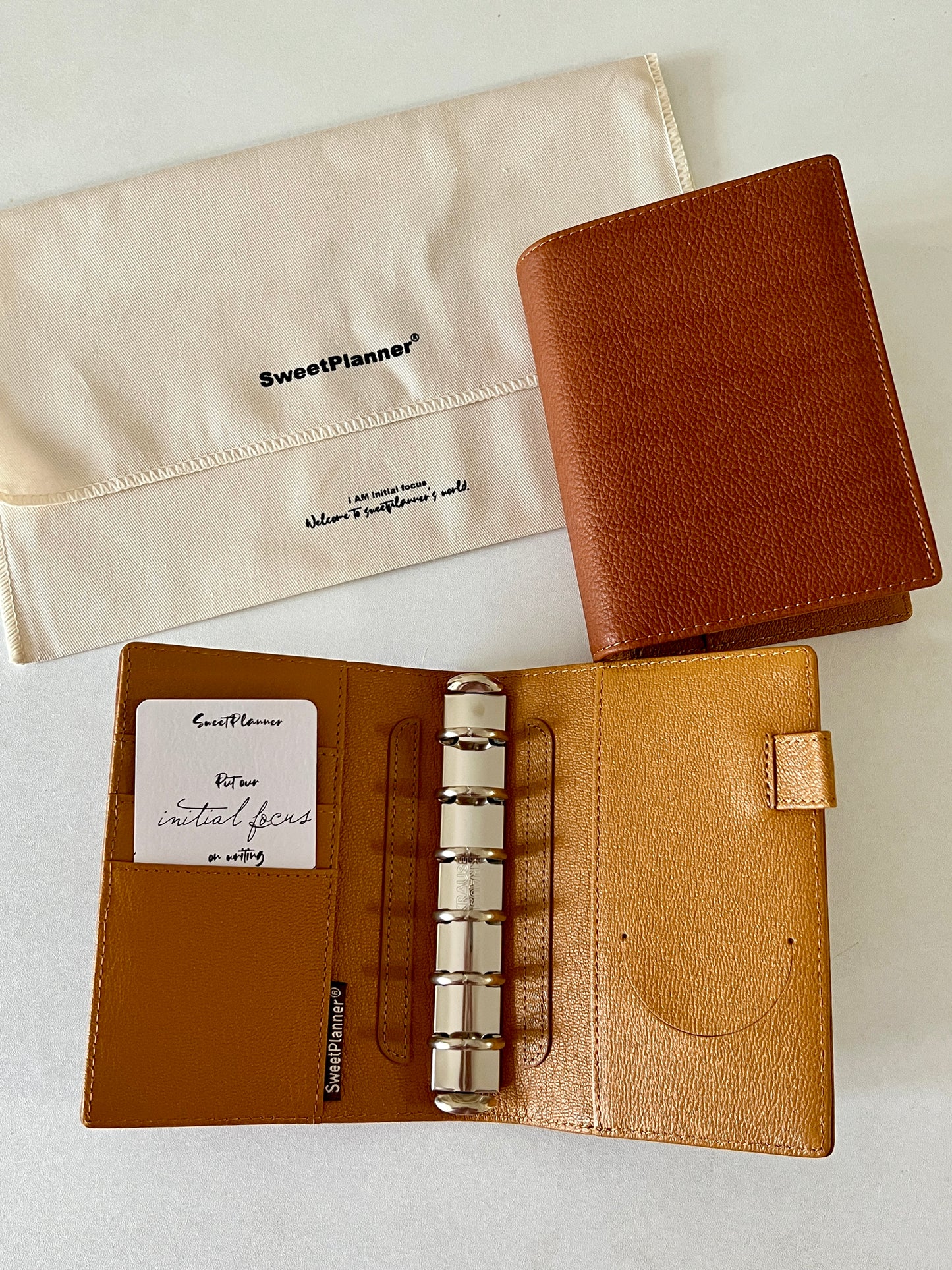 HAAS Barenia Faubourg Leather - Bifold Ring Binder -READY TO SHIP