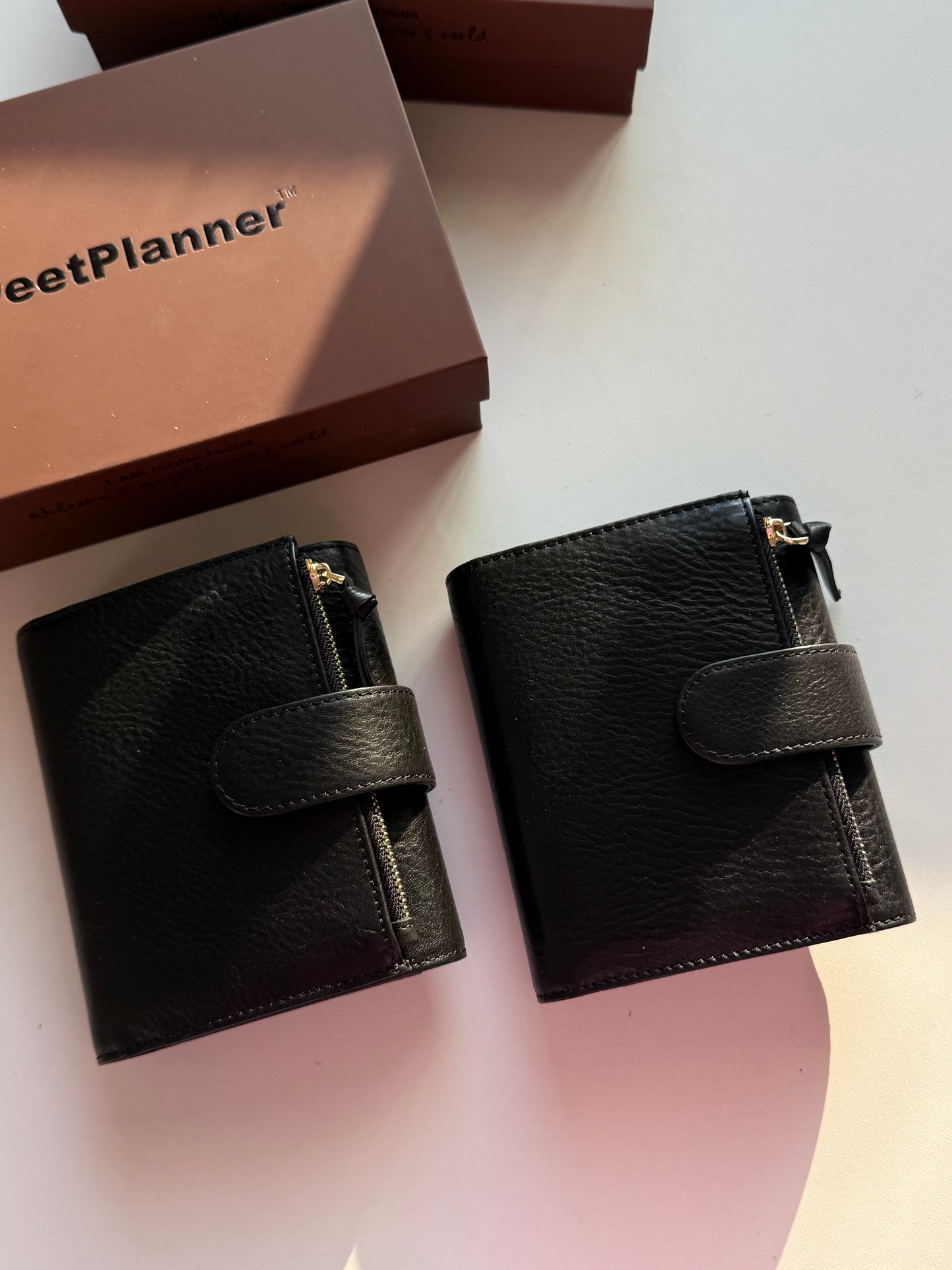 Energy Fold - Genuine Leather Cover - Trifold Pocket Ring Binder - READY TO SHIP