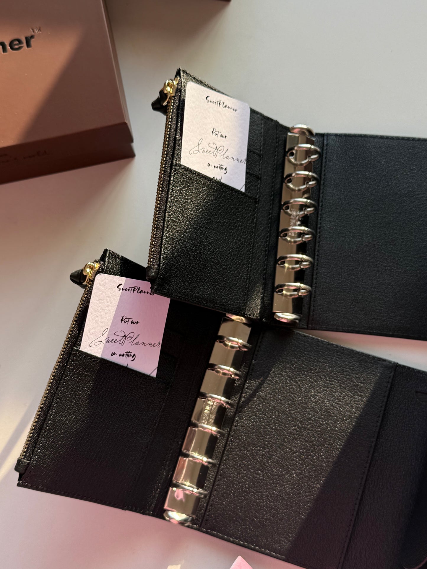 Energy Fold - Genuine Leather Cover - Trifold Pocket Ring Binder - READY TO SHIP