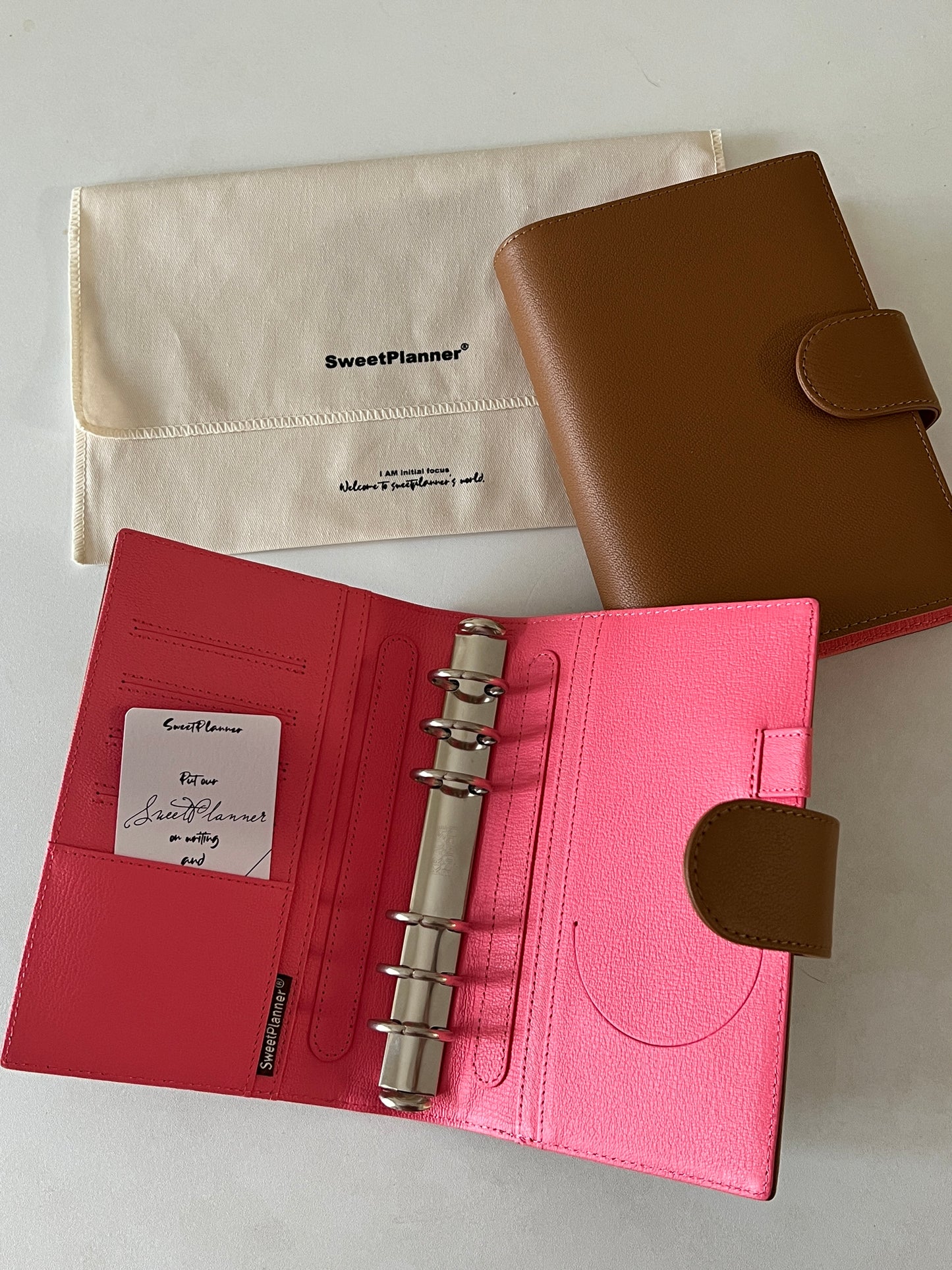Sully - French Goat Leather - Bifold Ring Binder READY TO SHIP