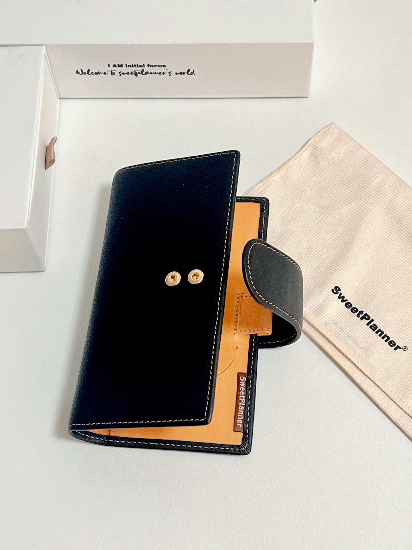 Initial Focus - Genuine Leather cover for Initial Focus Planners/Notebooks (special size) - READY TO SHIP