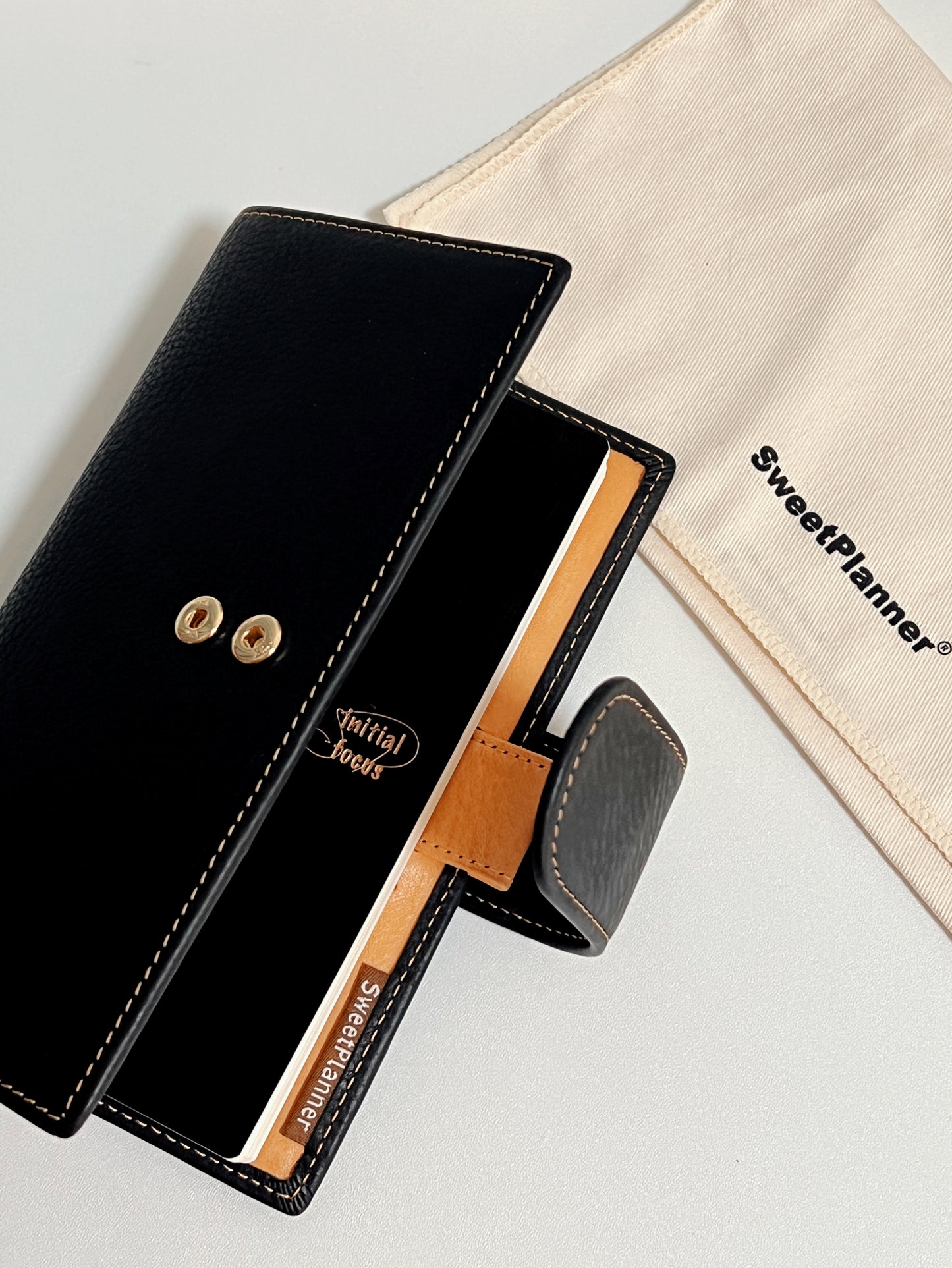 Initial Focus - Genuine Leather cover for Initial Focus Planners/Notebooks (special size) - READY TO SHIP