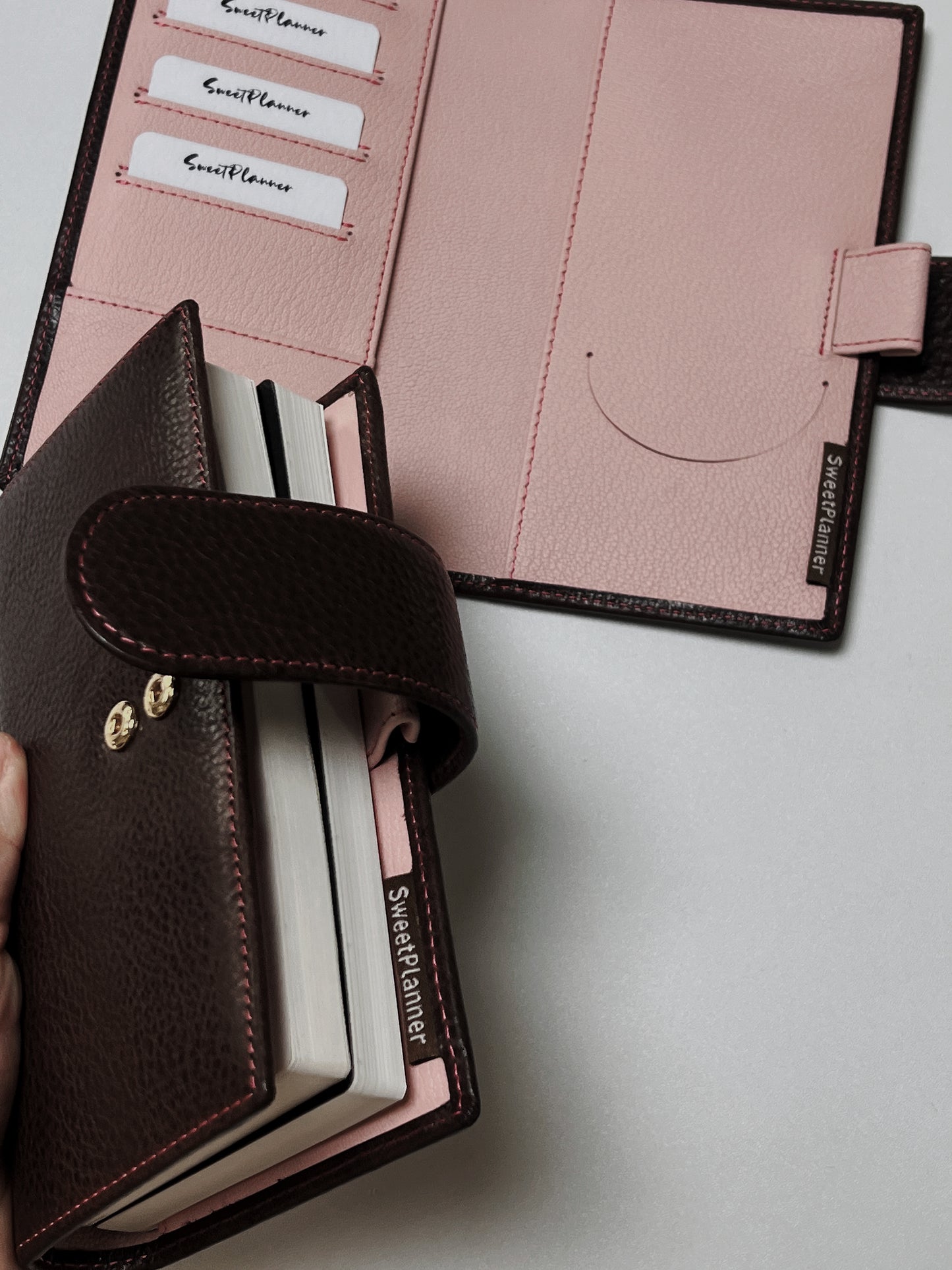 Initial Focus - Genuine Leather cover for Initial Focus Planners/Notebooks (special size) - READY TO SHIP