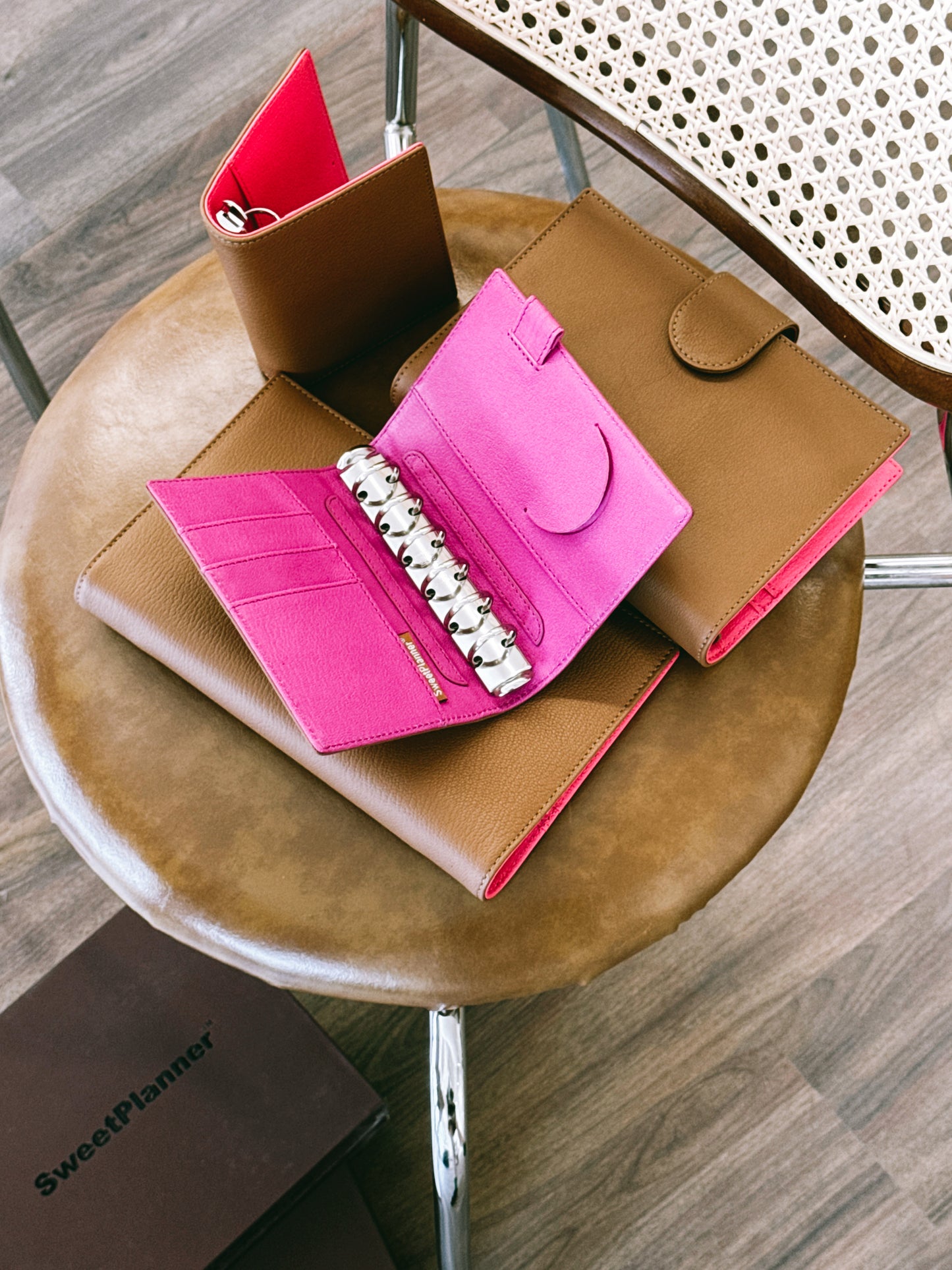 Sully - French Goat Leather - Bifold Ring Binder READY TO SHIP