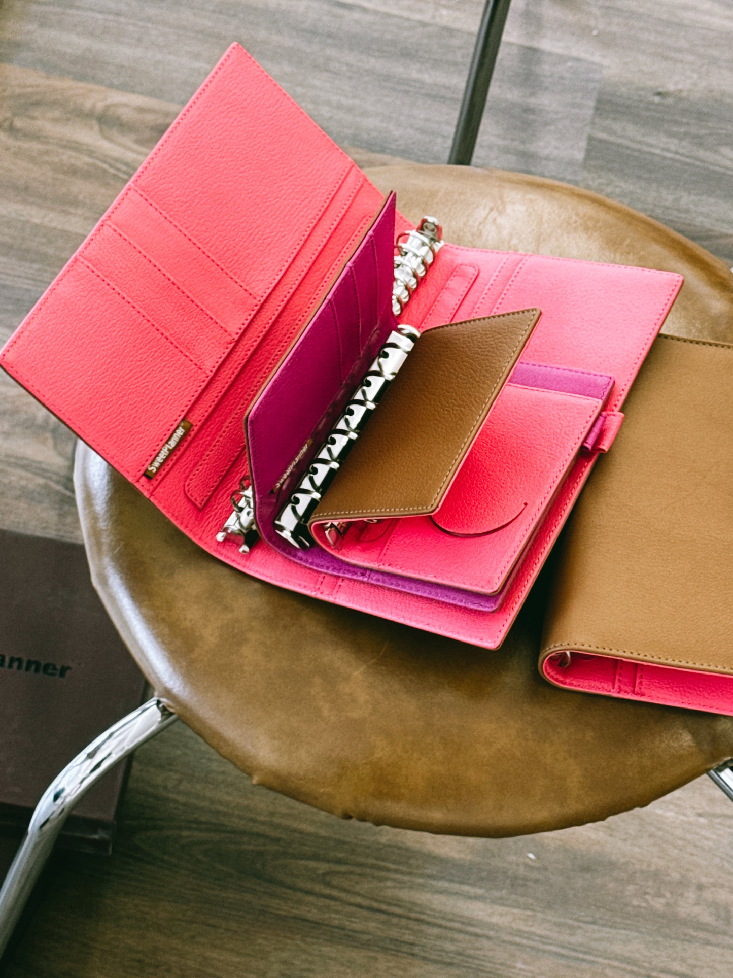 Sully - French Goat Leather - Bifold Ring Binder READY TO SHIP