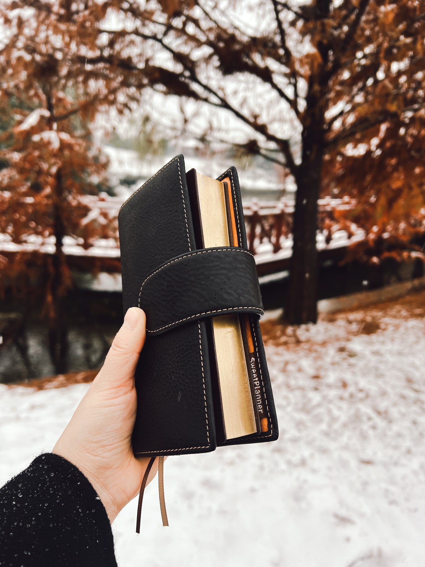 Initial Focus - Genuine Leather cover for Initial Focus Planners/Notebooks (special size) - READY TO SHIP