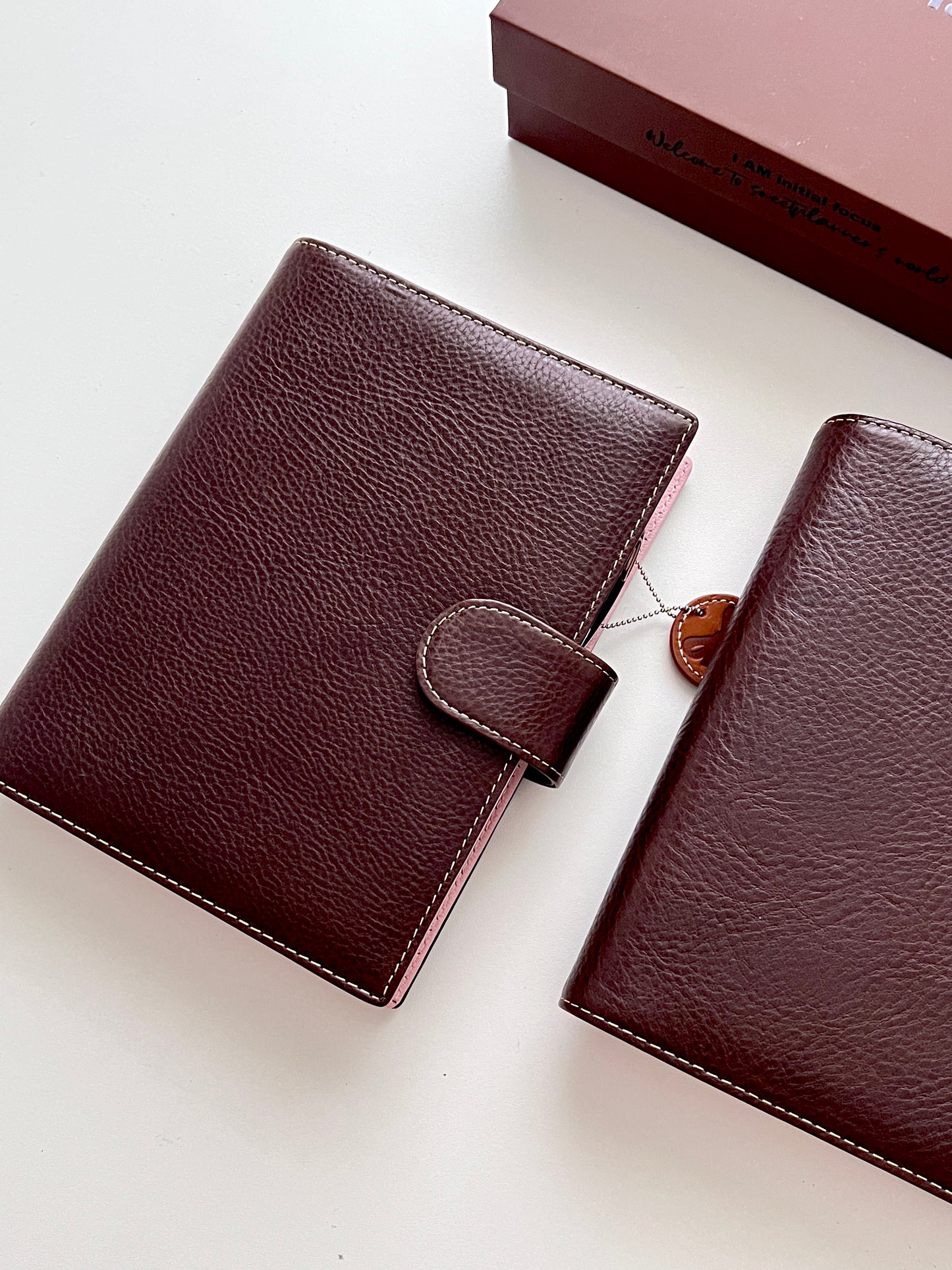 The Birth - Genuine Leather Cover - Bifold Personal/FCC Ring Binder (16mm) - READY TO SHIP