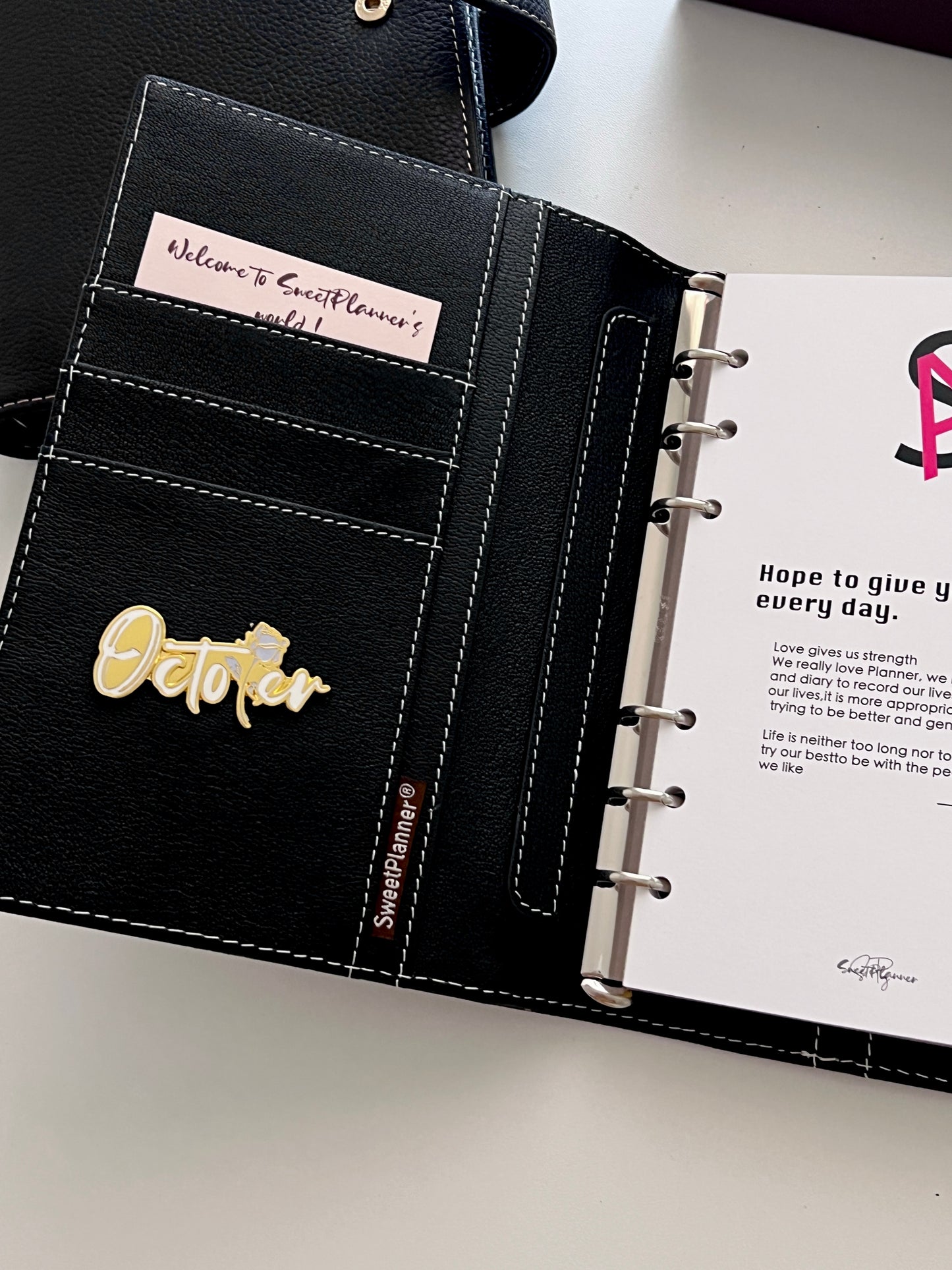 The Birth - Genuine Leather Cover - Bifold Personal/FCC Ring Binder (16mm) - READY TO SHIP