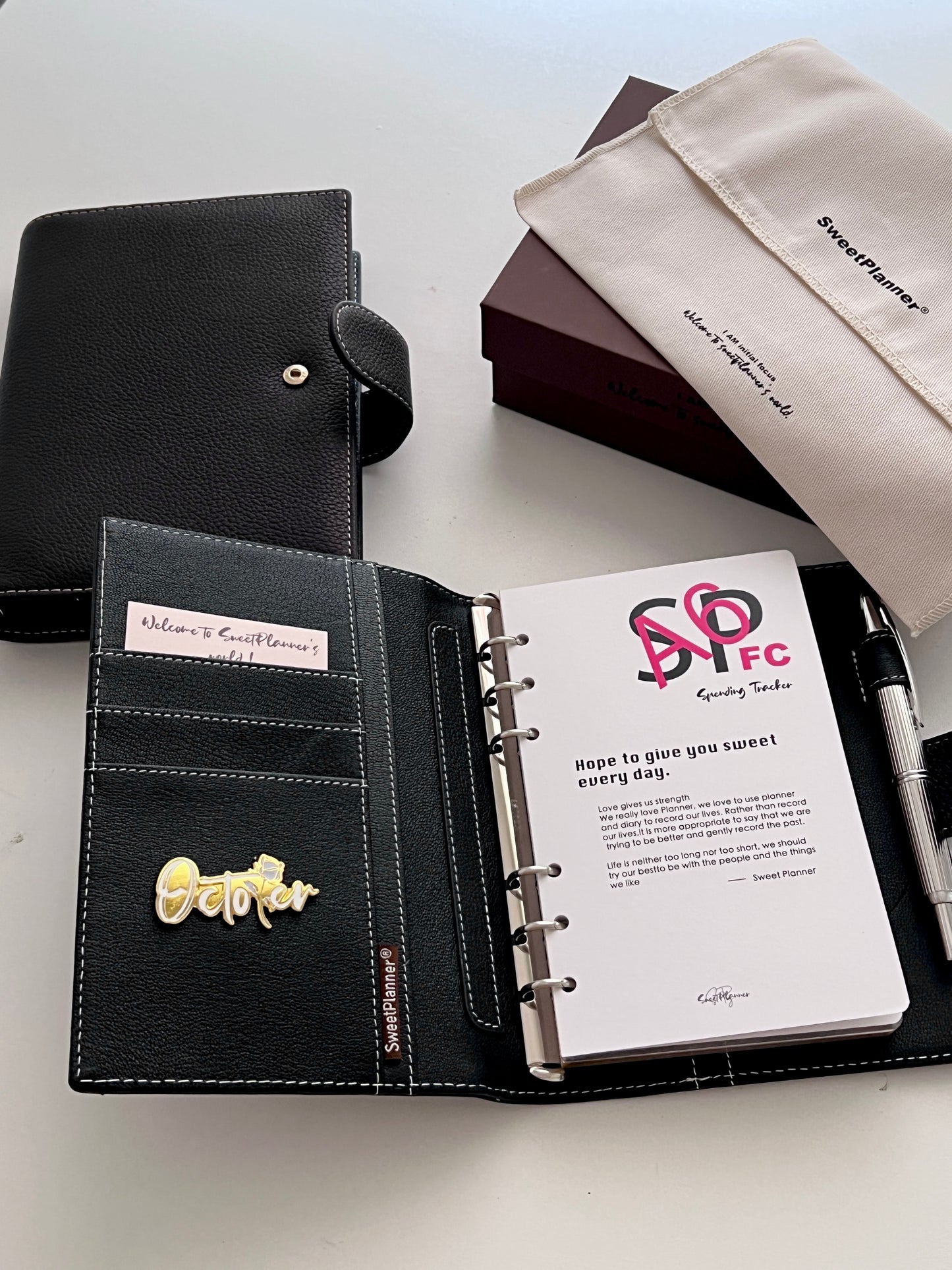 The Birth - Genuine Leather Cover - Bifold Personal/FCC Ring Binder (16mm) - READY TO SHIP