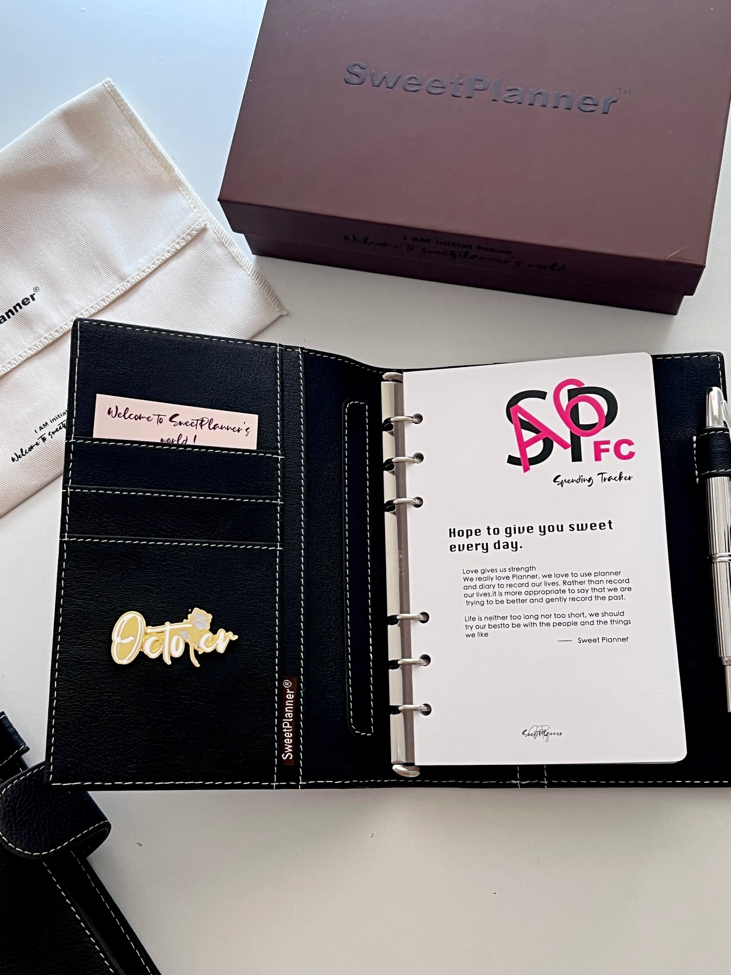 The Birth - Genuine Leather Cover - Bifold Personal/FCC Ring Binder (16mm) - READY TO SHIP