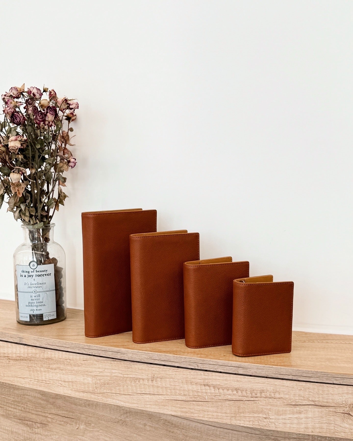 HAAS Barenia Faubourg Leather - Bifold Ring Binder -READY TO SHIP