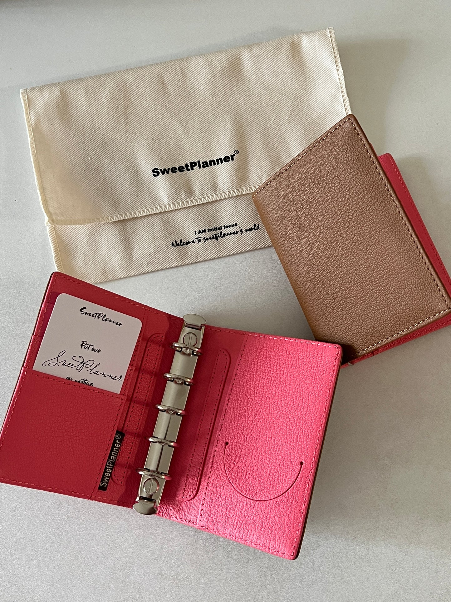 Sully - French Goat Leather - Bifold Ring Binder READY TO SHIP