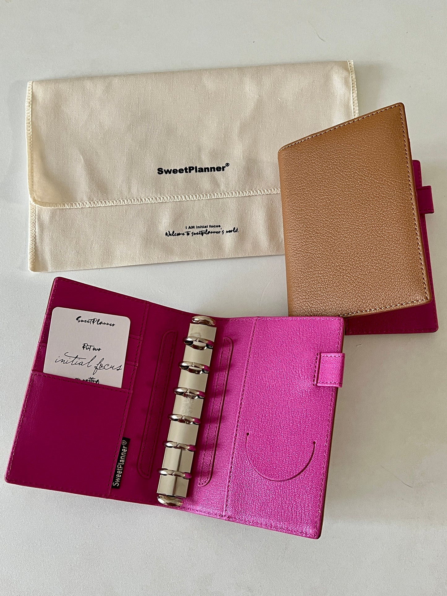 Sully - French Goat Leather - Bifold Ring Binder READY TO SHIP