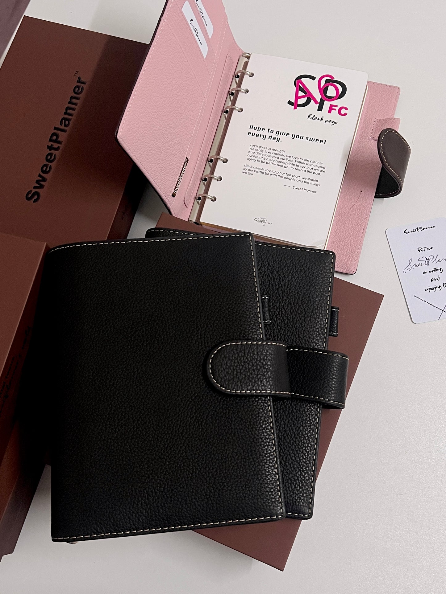 The Birth - Genuine Leather Cover - Bifold Personal/FCC Ring Binder (16mm) - READY TO SHIP