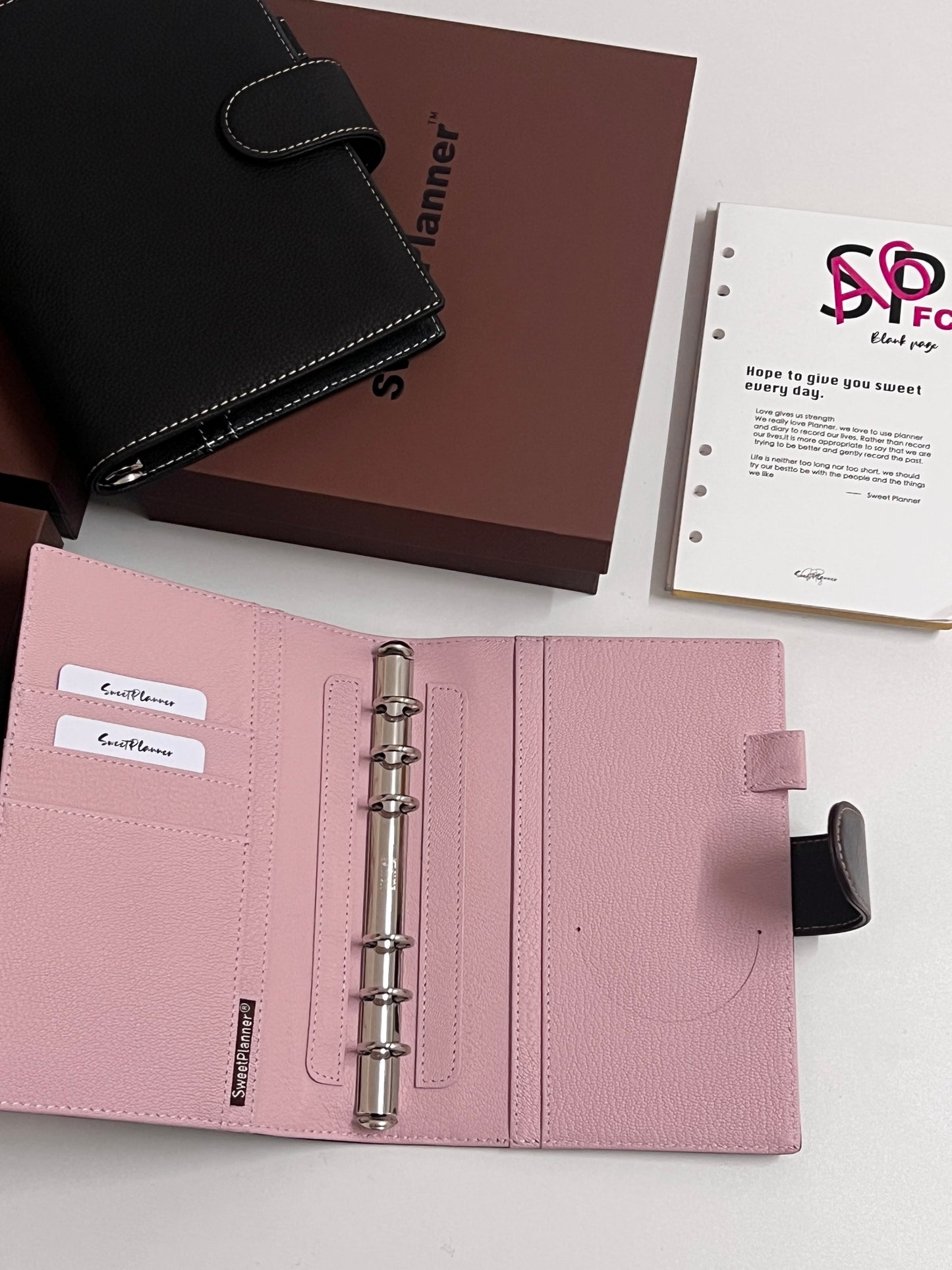 The Birth - Genuine Leather Cover - Bifold Personal/FCC Ring Binder (16mm) - READY TO SHIP
