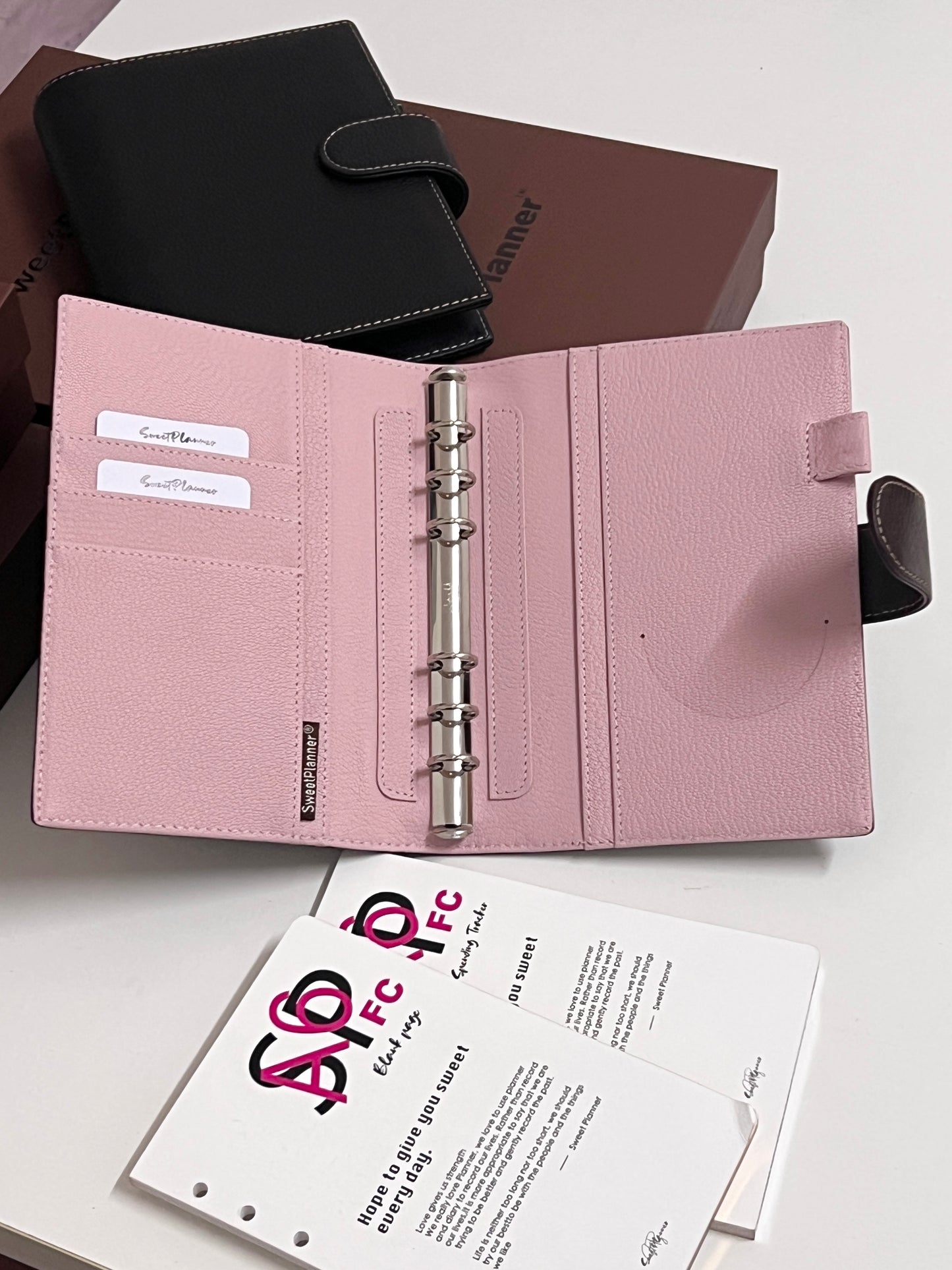 The Birth - Genuine Leather Cover - Bifold Personal/FCC Ring Binder (16mm) - READY TO SHIP