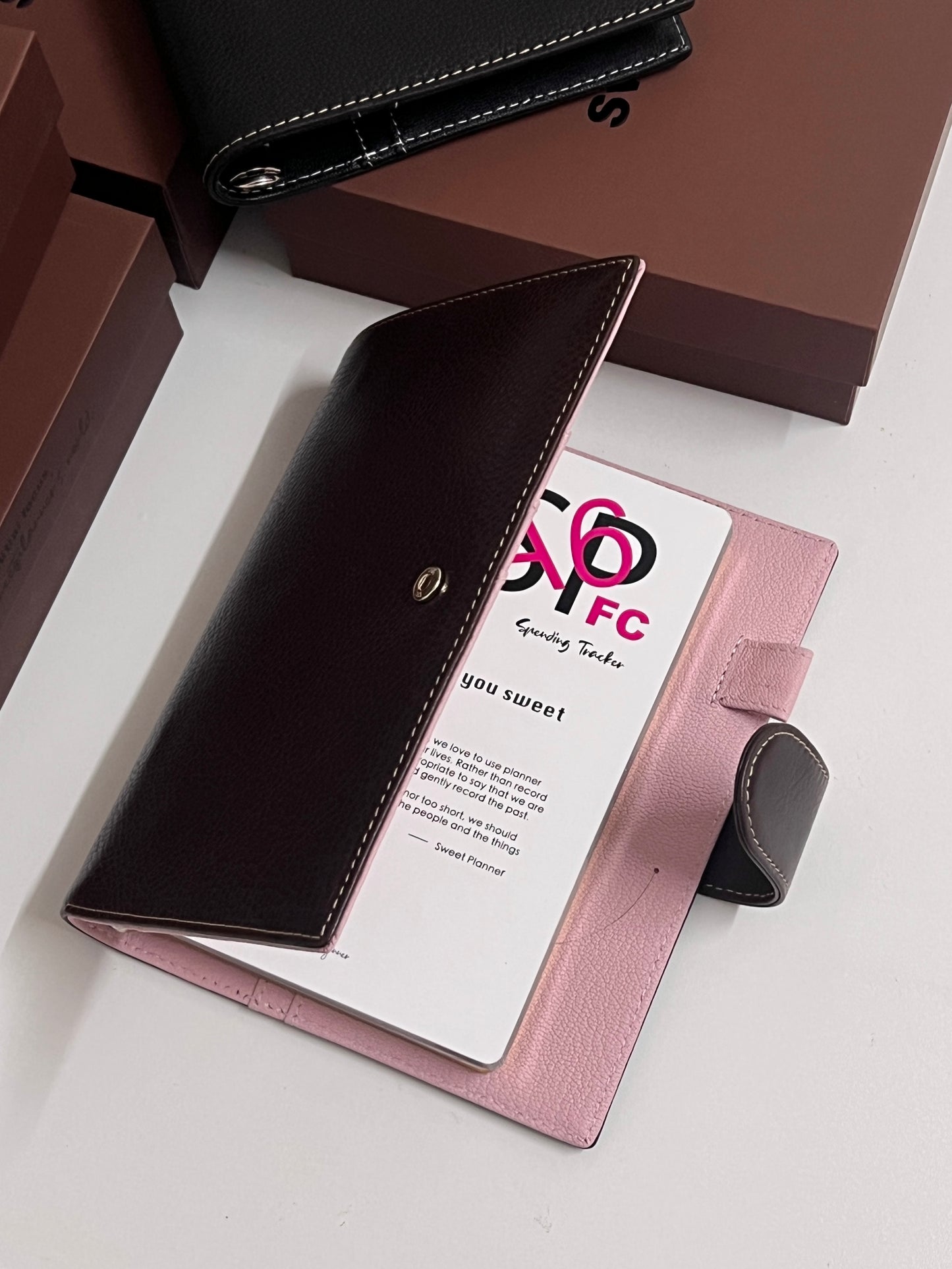 The Birth - Genuine Leather Cover - Bifold Personal/FCC Ring Binder (16mm) - READY TO SHIP