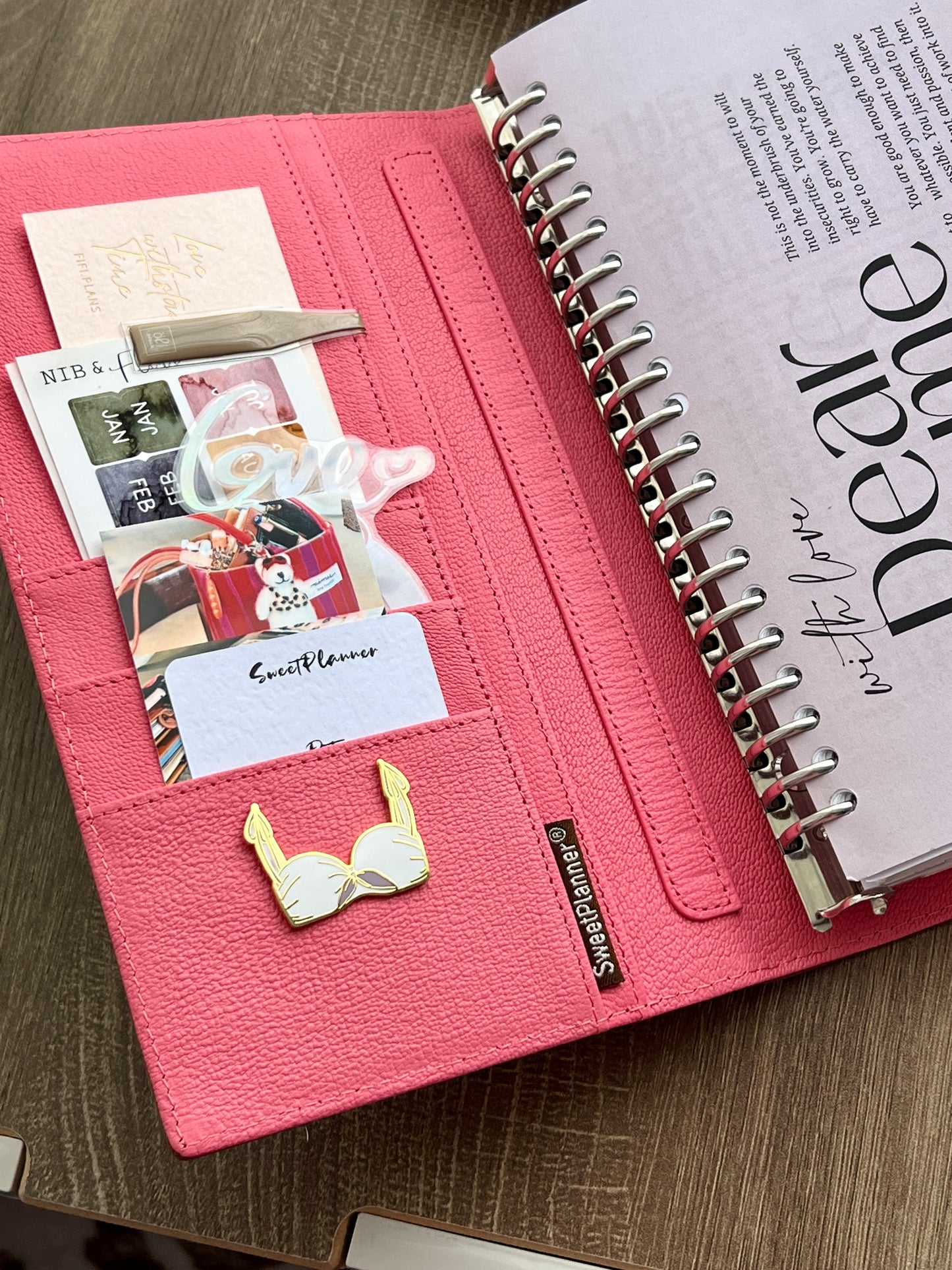 Sully - PUO/A5 Slim Bifold Ring Binder - READY TO SHIP