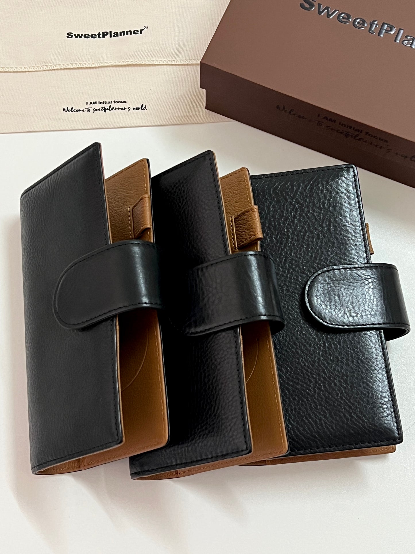 Initial Focus - Genuine Leather cover for Initial Focus Planners/Notebooks (special size) - READY TO SHIP
