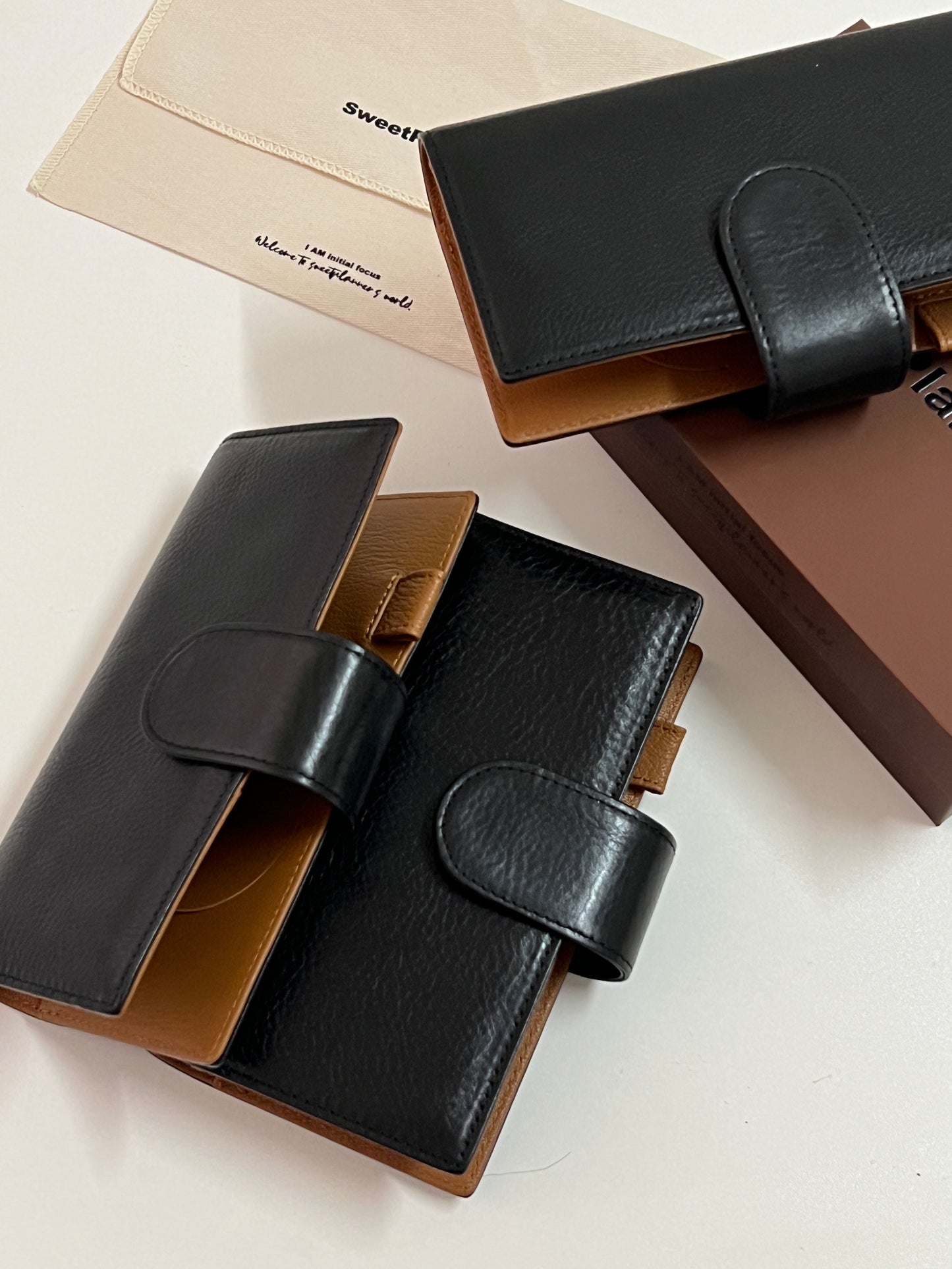 Initial Focus - Genuine Leather cover for Initial Focus Planners/Notebooks (special size) - READY TO SHIP