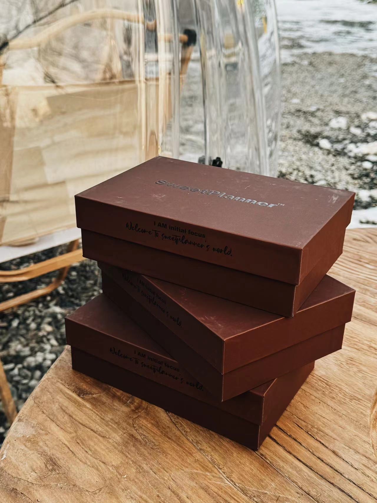 Initial Focus - Genuine Leather cover for Initial Focus Planners/Notebooks (special size) - READY TO SHIP