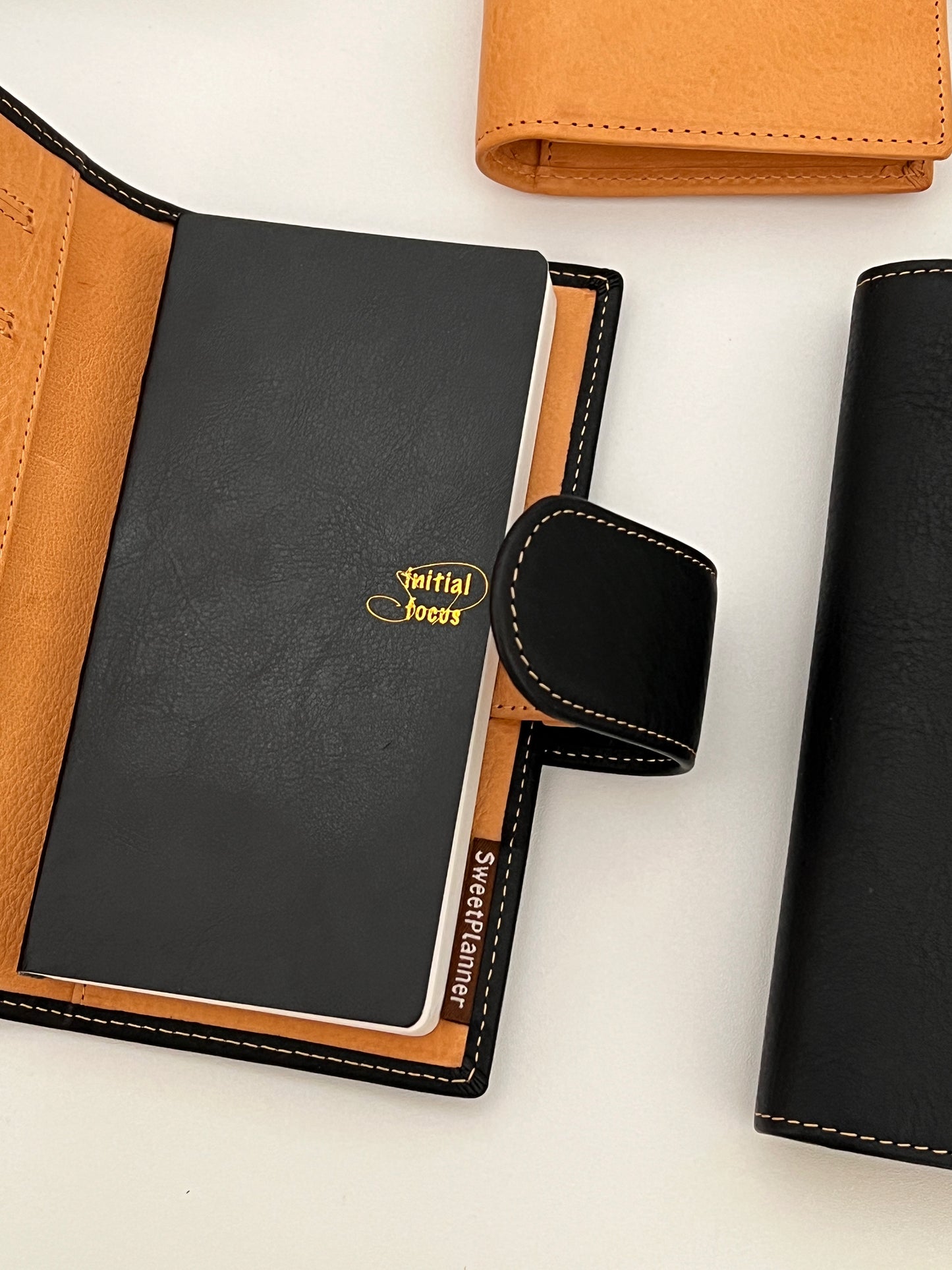 PREORDER (Ship by mid-Sept) - Initial Focus - Genuine Leather cover for Initial Focus Planners/Notebooks (special size)