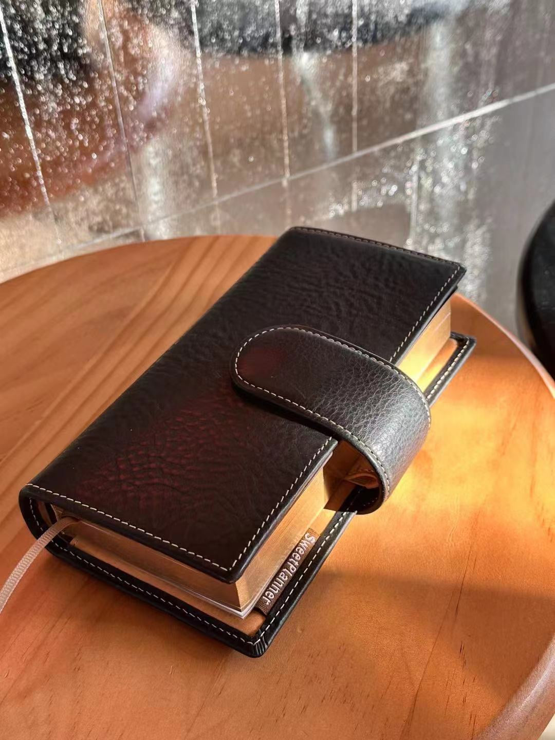 PREORDER (Ship by mid-Sept) - Initial Focus - Genuine Leather cover for Initial Focus Planners/Notebooks (special size)