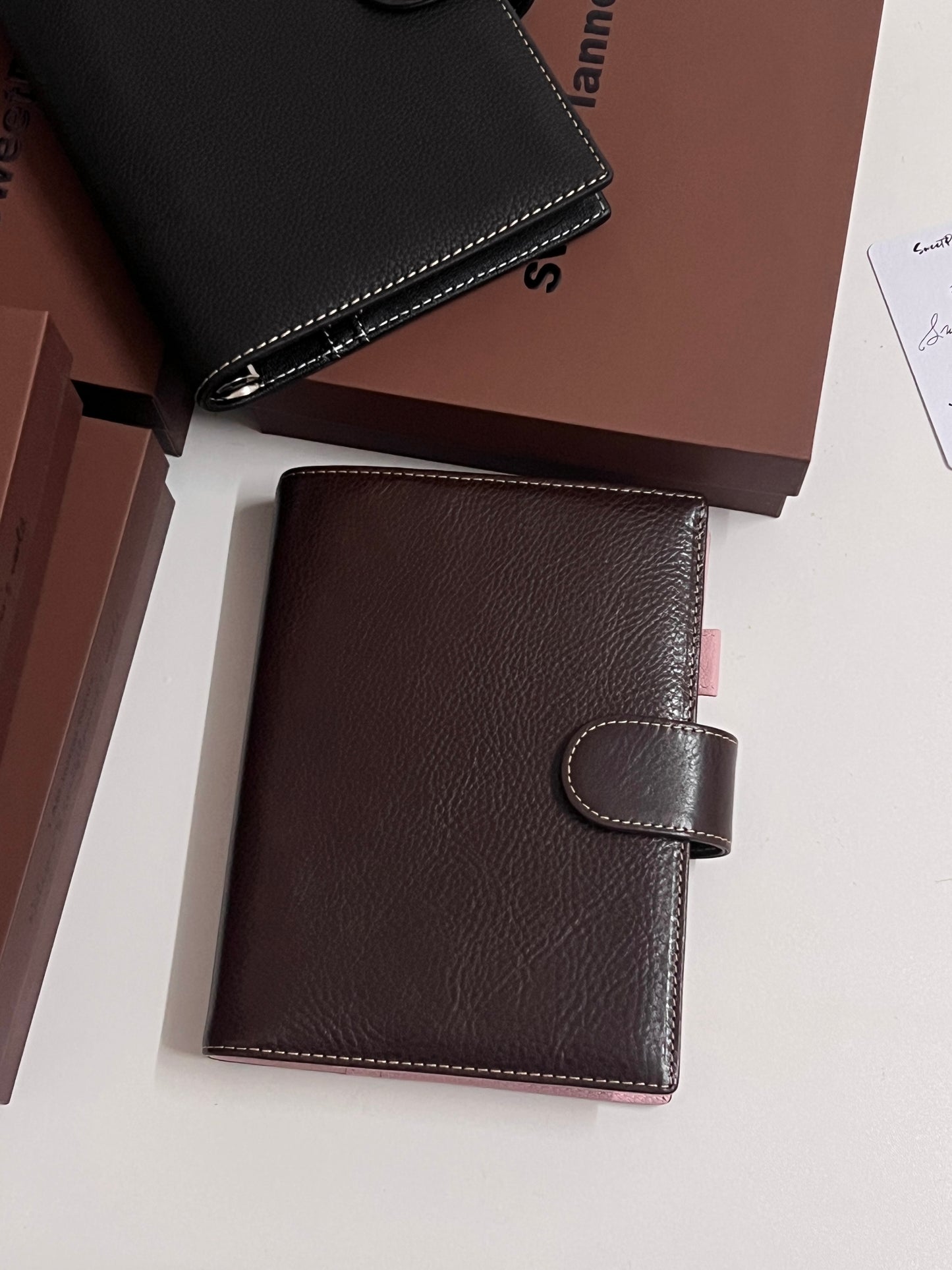 PREORDER - The Birth - Genuine Leather Cover - Bifold Personal/FCC Ring Binder (16mm)