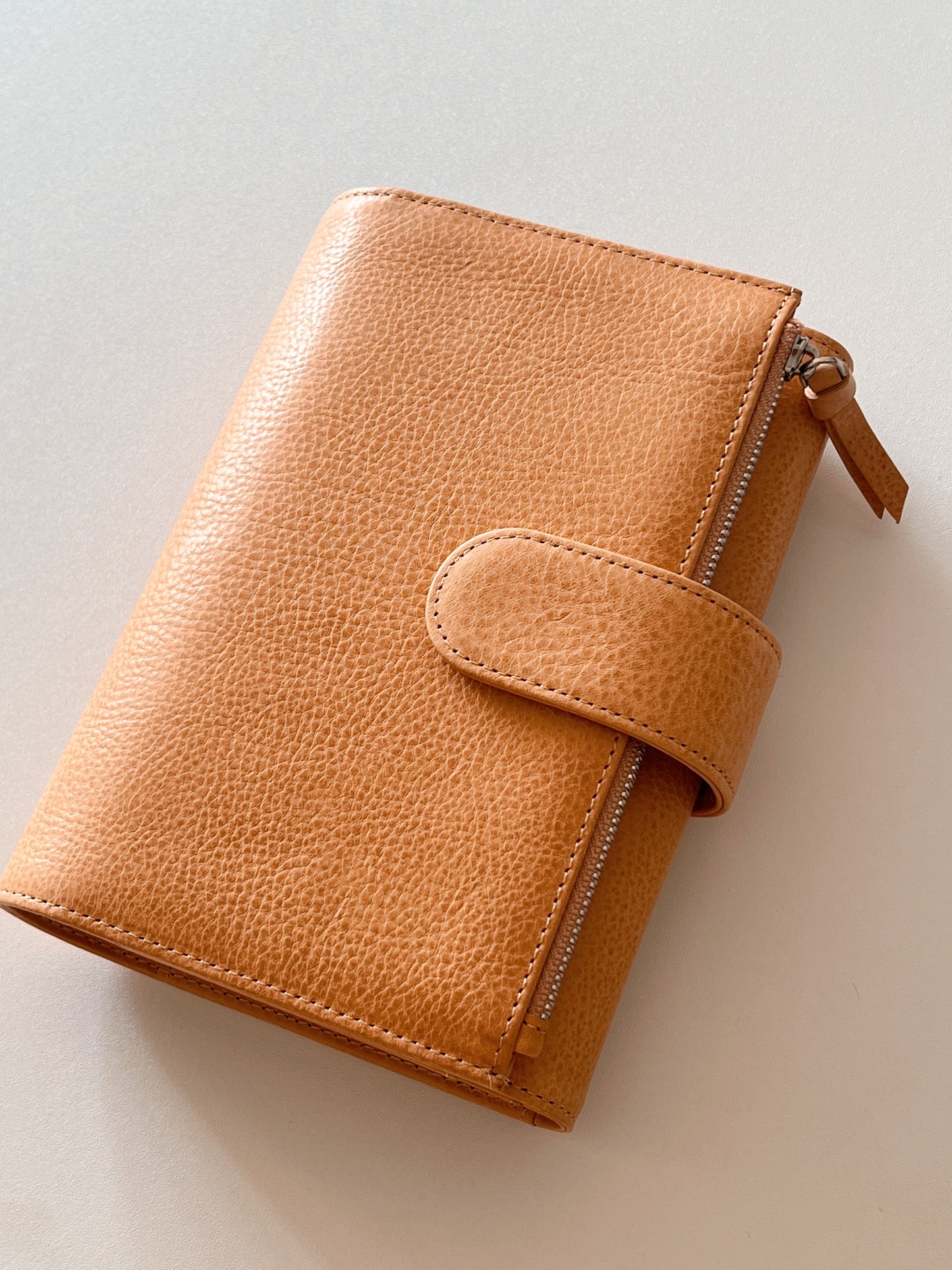 Energy Fold - Genuine Leather Cover - Trifold Personal/FCC Ring Binder