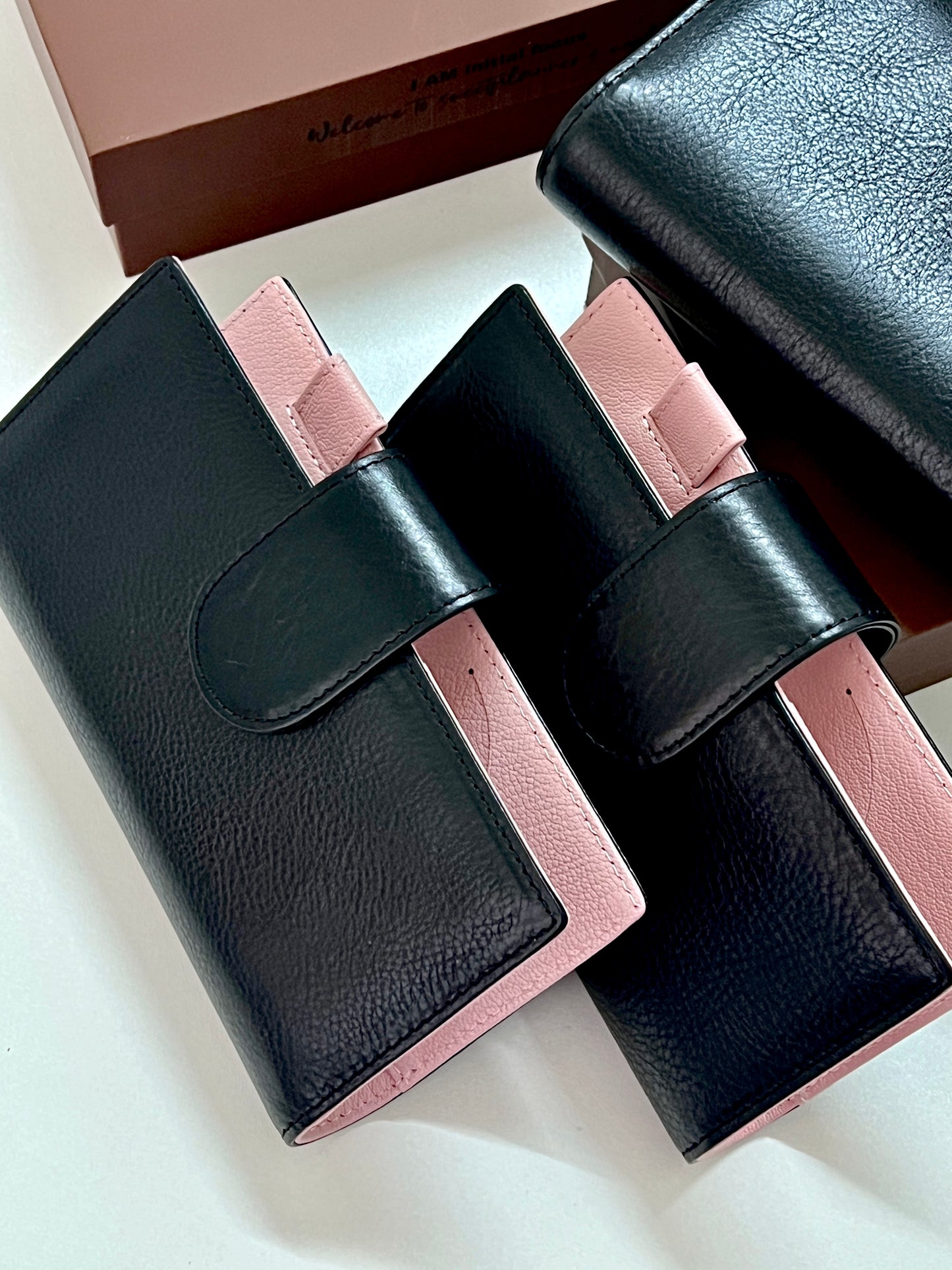 PREORDER (Ship by mid-Sept) - Initial Focus - Genuine Leather cover for Initial Focus Planners/Notebooks (special size)