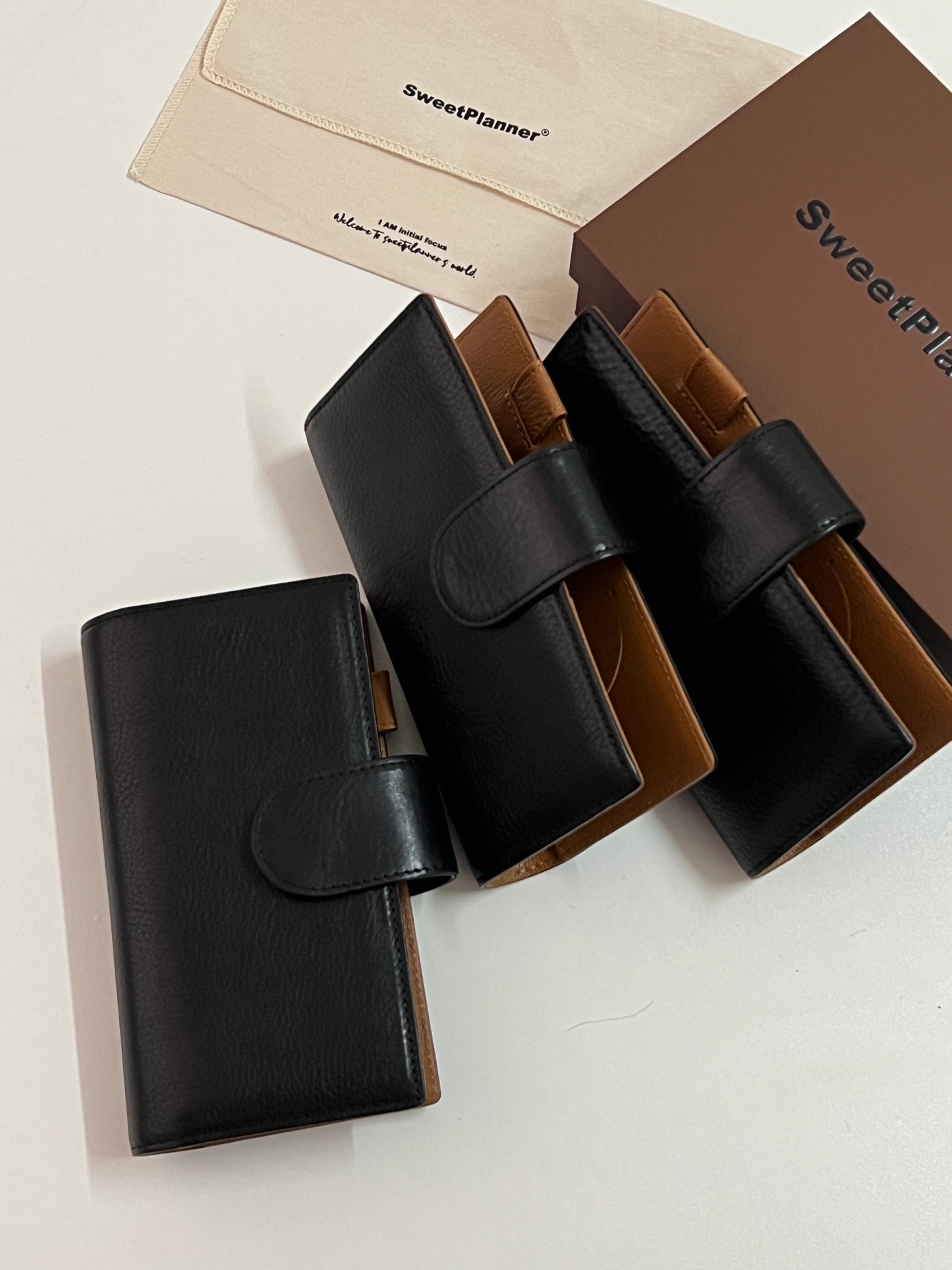 PREORDER (Ship by mid-Sept) - Initial Focus - Genuine Leather cover for Initial Focus Planners/Notebooks (special size)